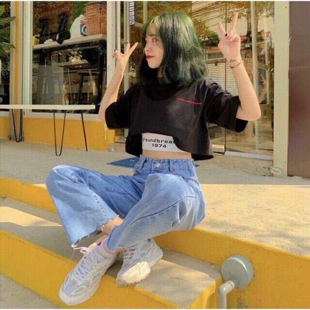 SÉT ÁO HAI MÓN CROPTOP XINH 1974