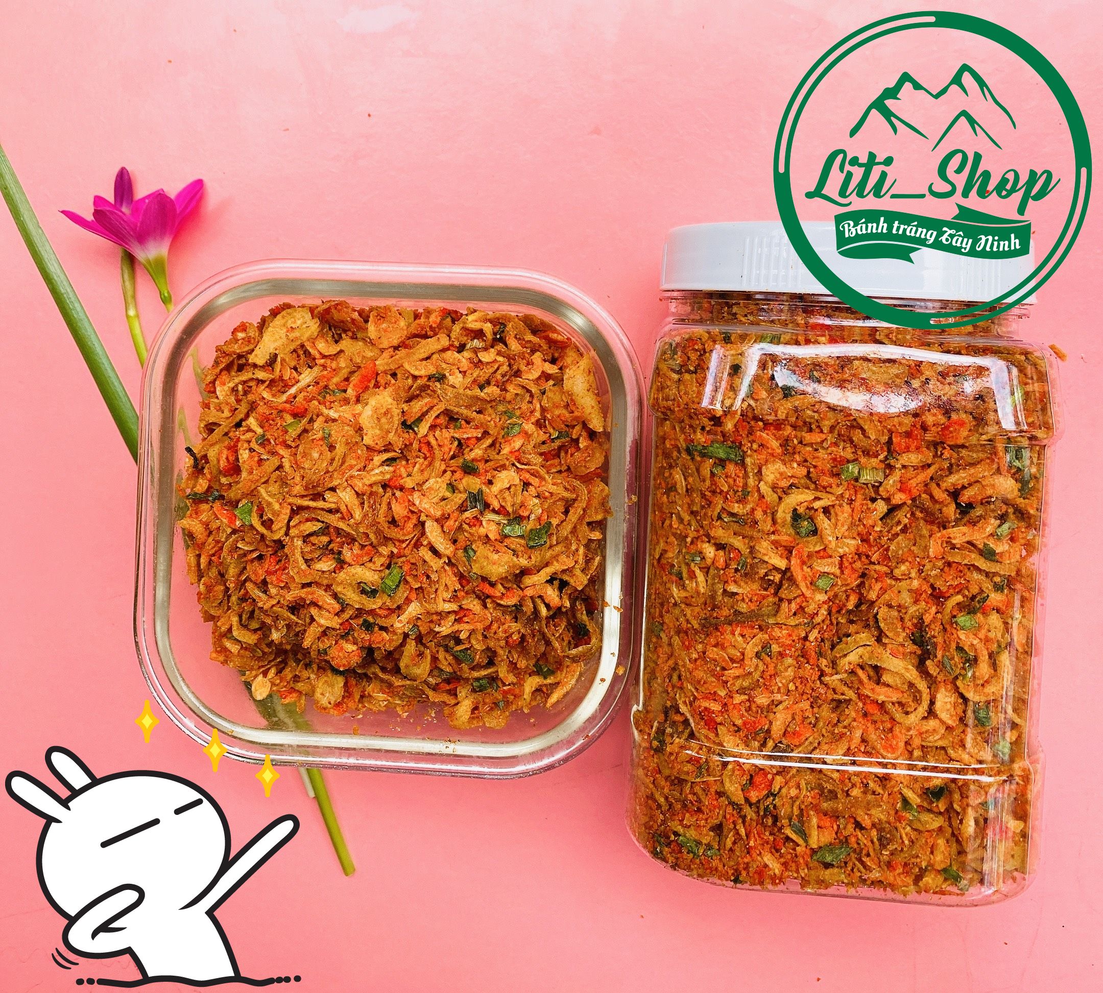 Hành Phi - Ruốc Sấy - Muối tôm Tây Ninh [Loại hảo hạng]