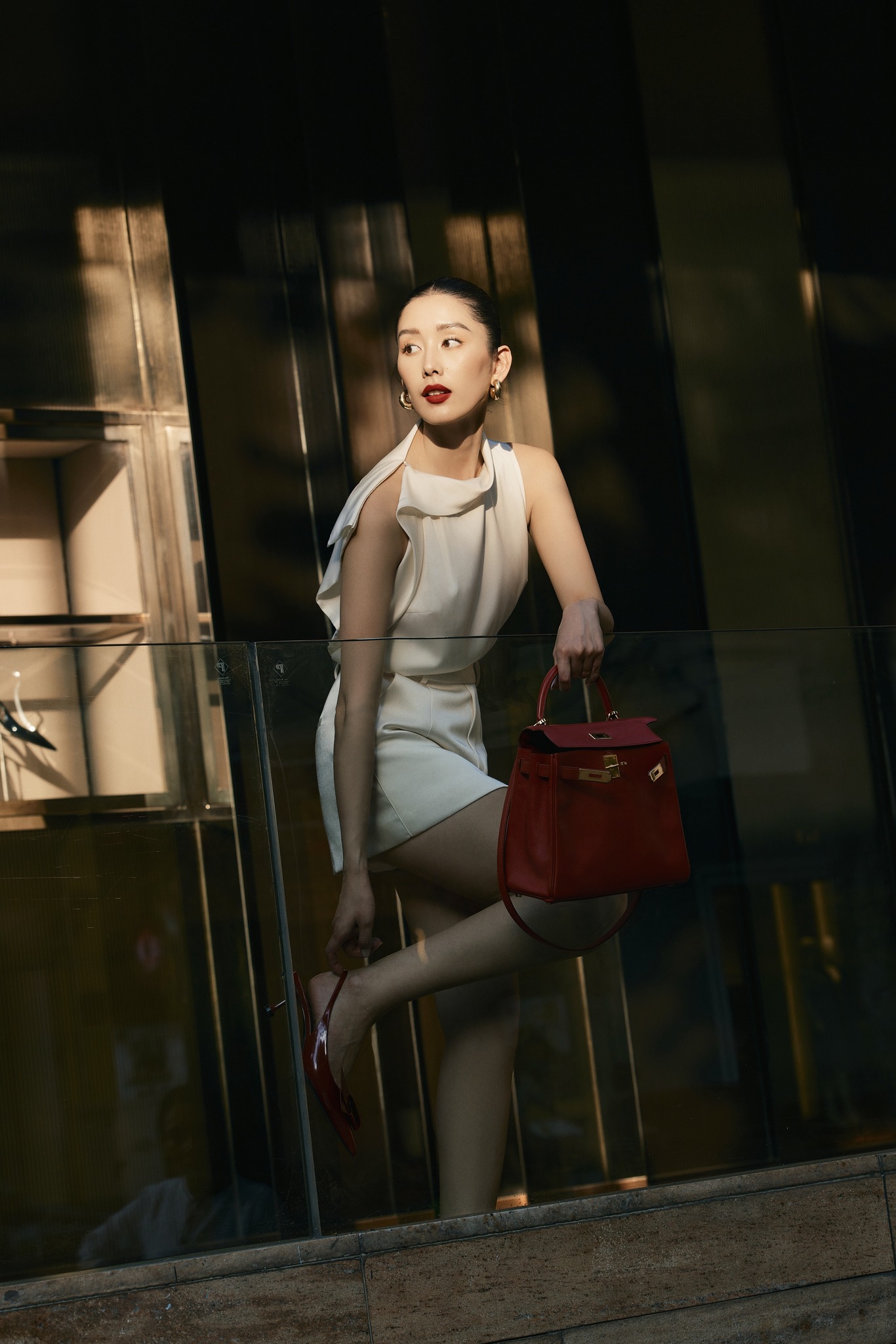 Áo lụa Ésme Top HUONG BOUTIQUE HBSM1139