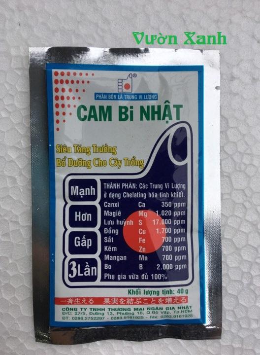 Phân bón lá trung vi lượng Cam bi Nhật 308 giải pháp thiếu hụt vi lượng trên cây trồng