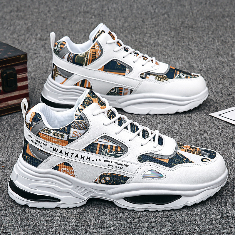 Giày Thể Thao Nam MENDO - Giầy Sneaker Màu Xanh Lá - Xanh Lam, Trend 2022