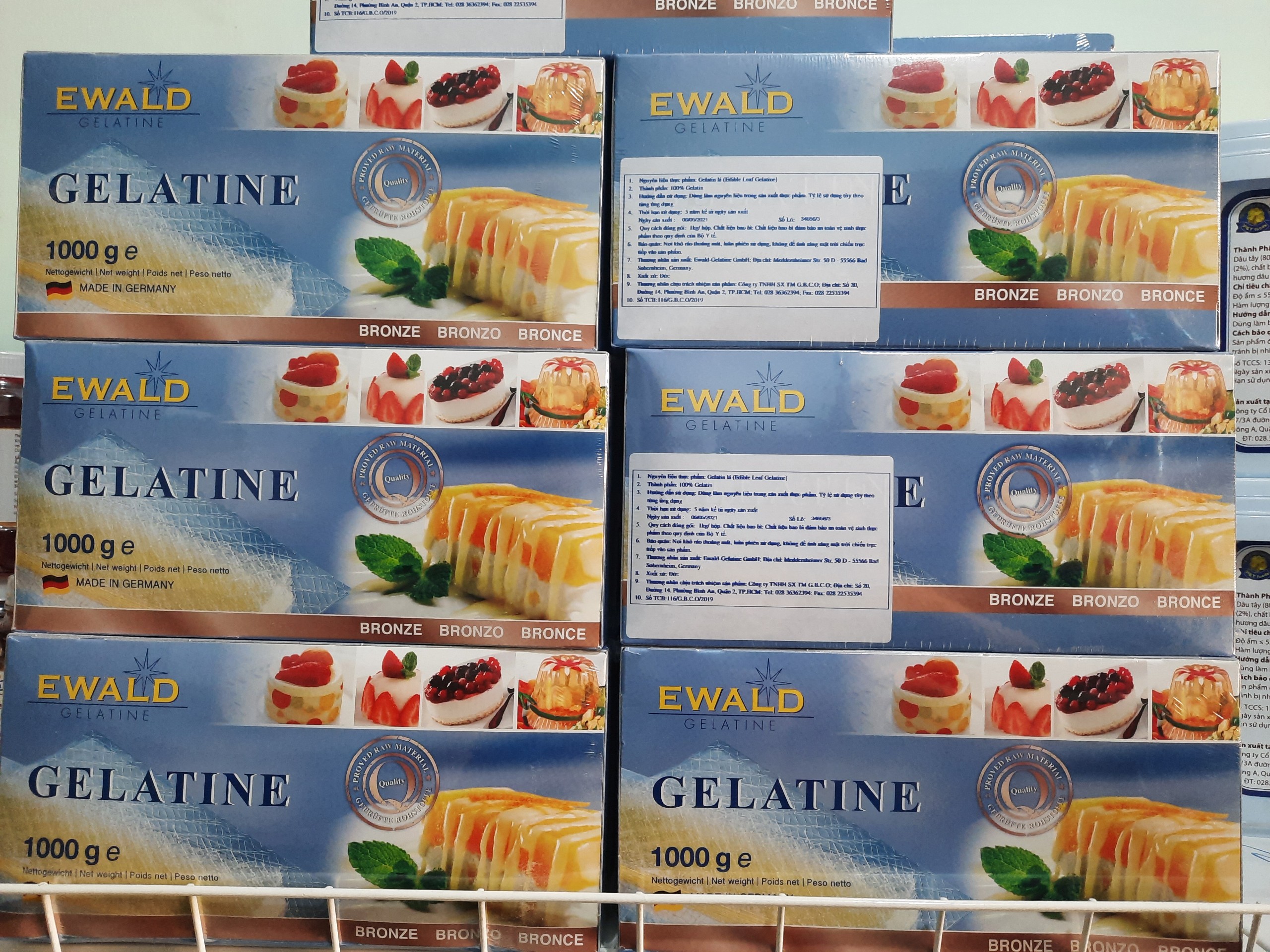 EWALD GELATINE dạng lá