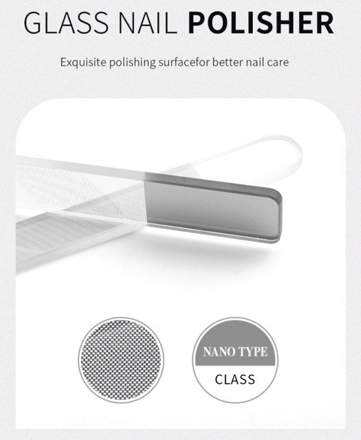 DŨA MÓNG TAY THỦY TINH NANO