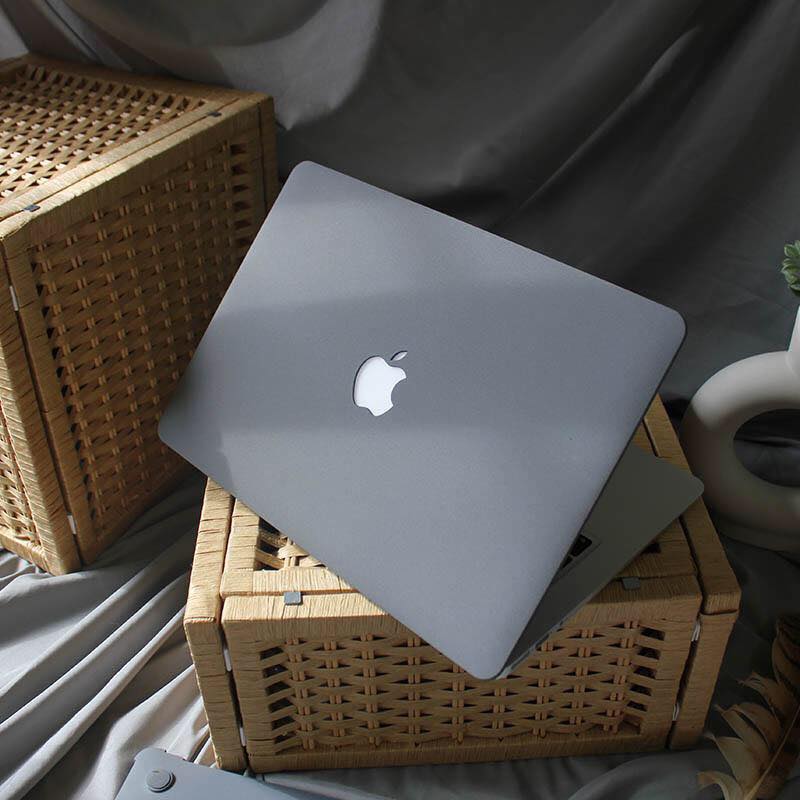 Combo Case ,Ốp Macbook Xám + Phủ phím Đen ( Tặng Nút Chống Bụi )