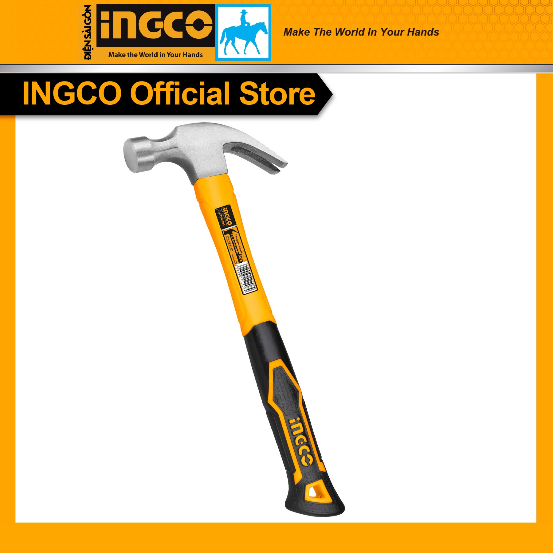 Búa nhổ đinh 220g INGCO HCH80808