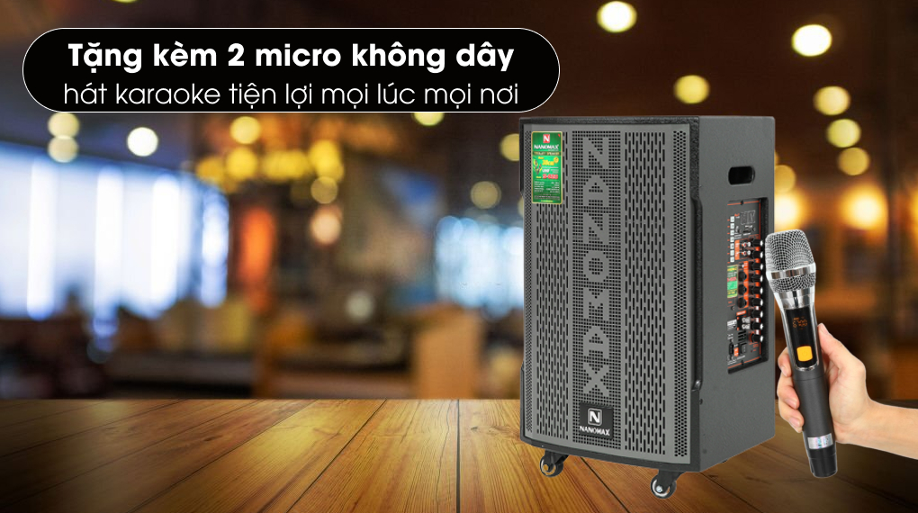 Loa kéo karaoke Nanomax S-820 400W