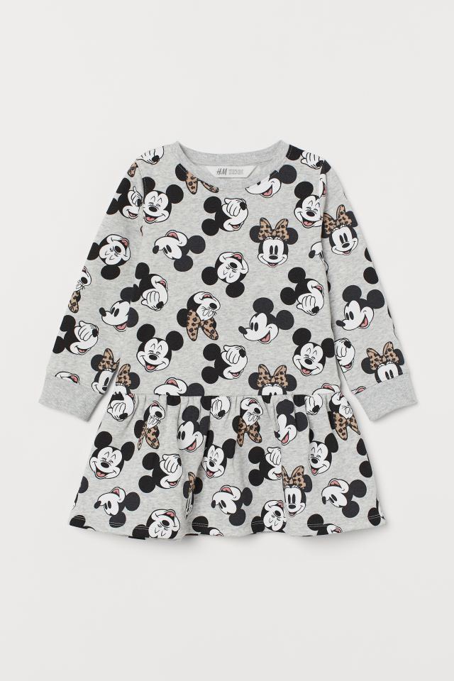 Váy nỉ da cá H&M cho bé từ 1-10 tuổi