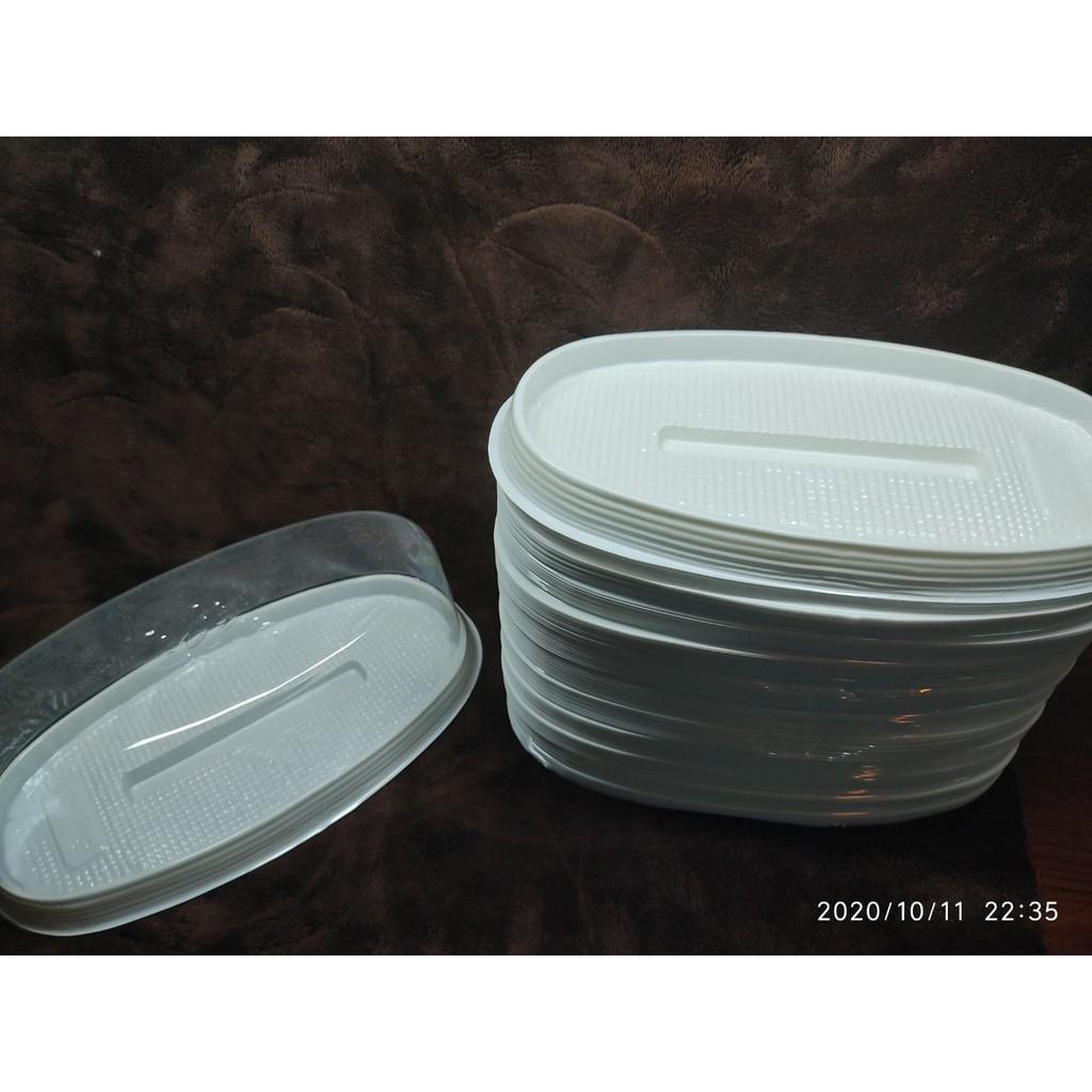 Lốc 100 hộp h12 - đựng bánh oval - h12 đế trắng