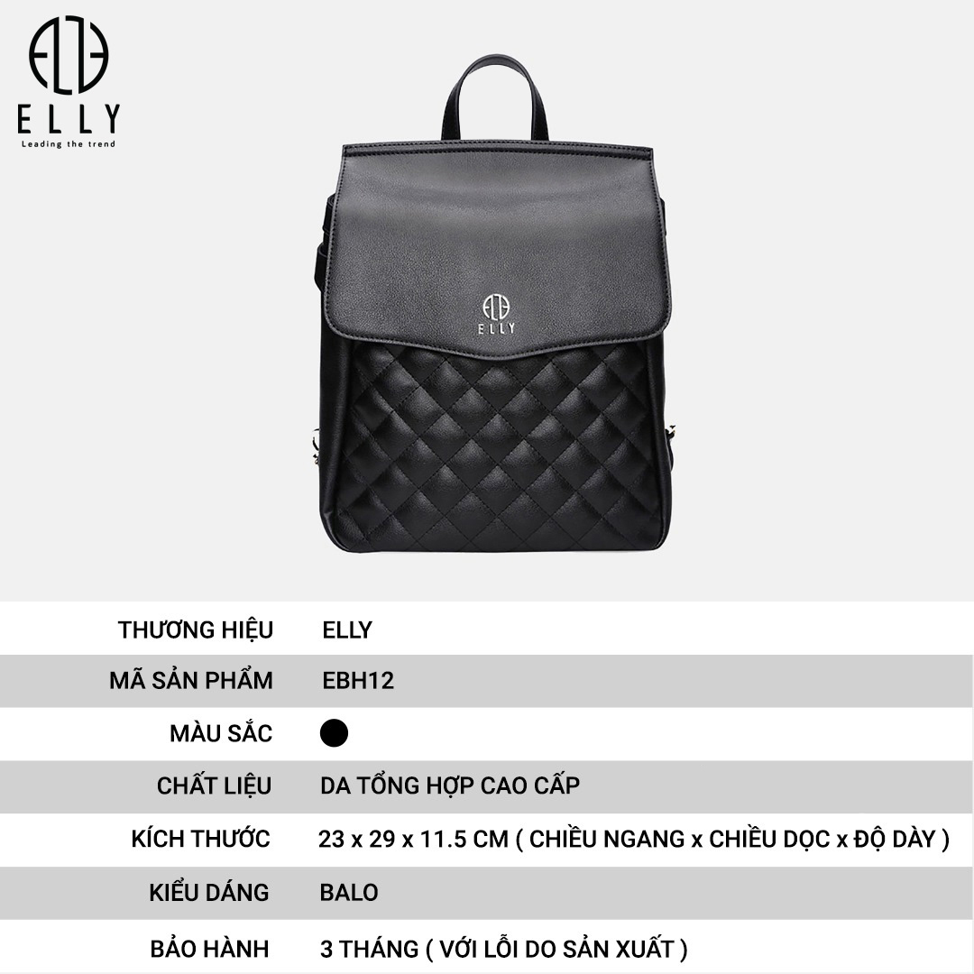 Balo nữ thời trang cao cấp ELLY – EBH12