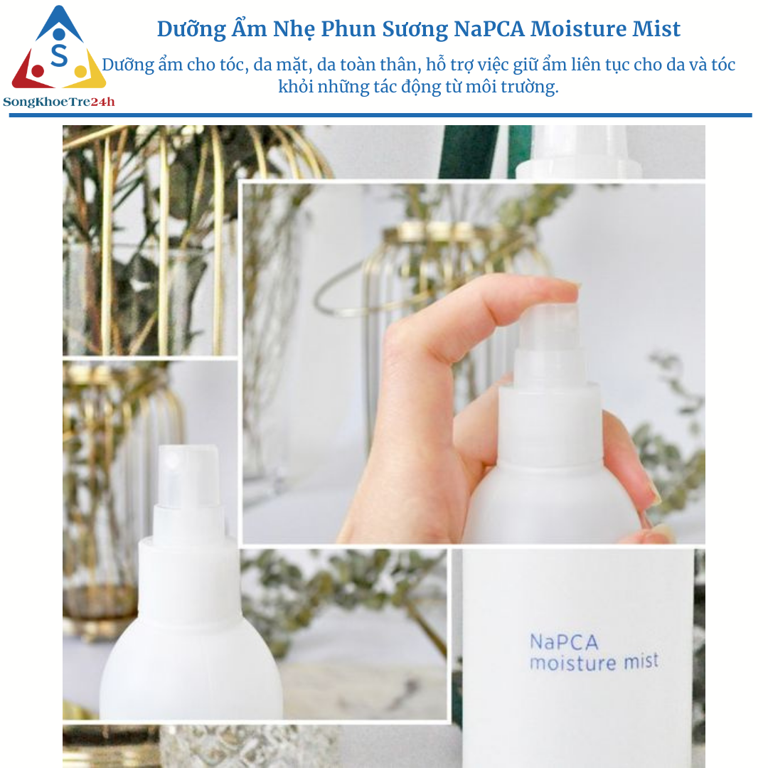 [HCM]Dưỡng ẩm nhẹ dạng phun sương NaPCA Moisture Mist