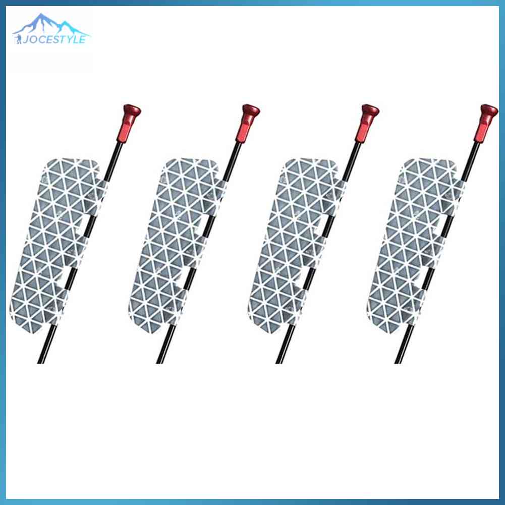 Bicycle Warning Reflector MTB Road Bike Wheel Rim Spoke Reflective Lamps Mount Clip Tube Reflecto