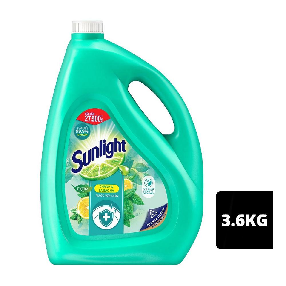 Nước rửa chén Sunlight can 3.6kg