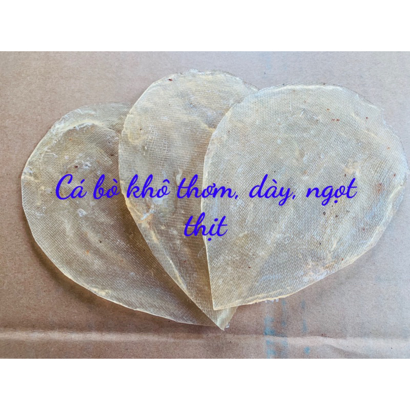 Cá bò khô thơm ngon, dày thịt (3 con hút chân không)
