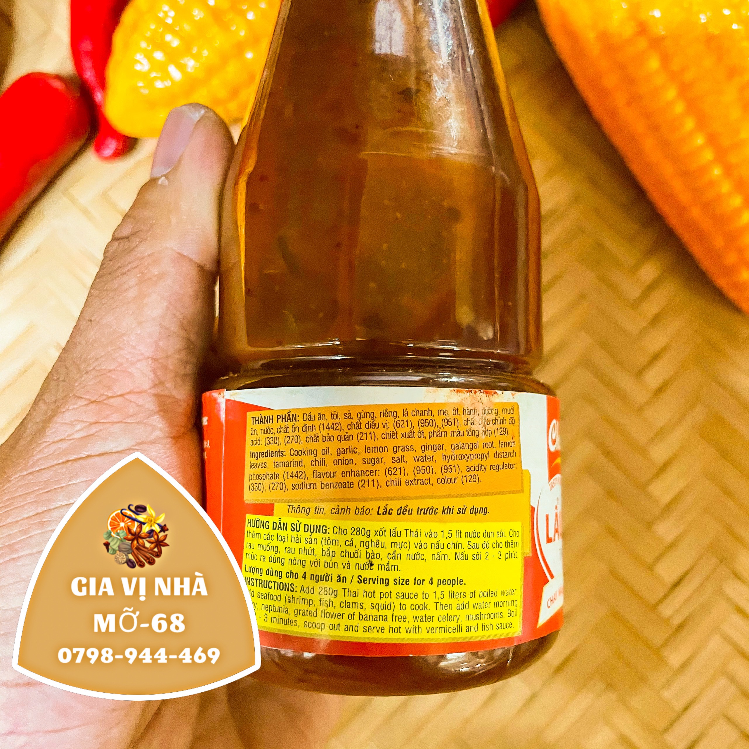 SỐT LẨU THÁI CHOLIMEX- CHAI 280GR