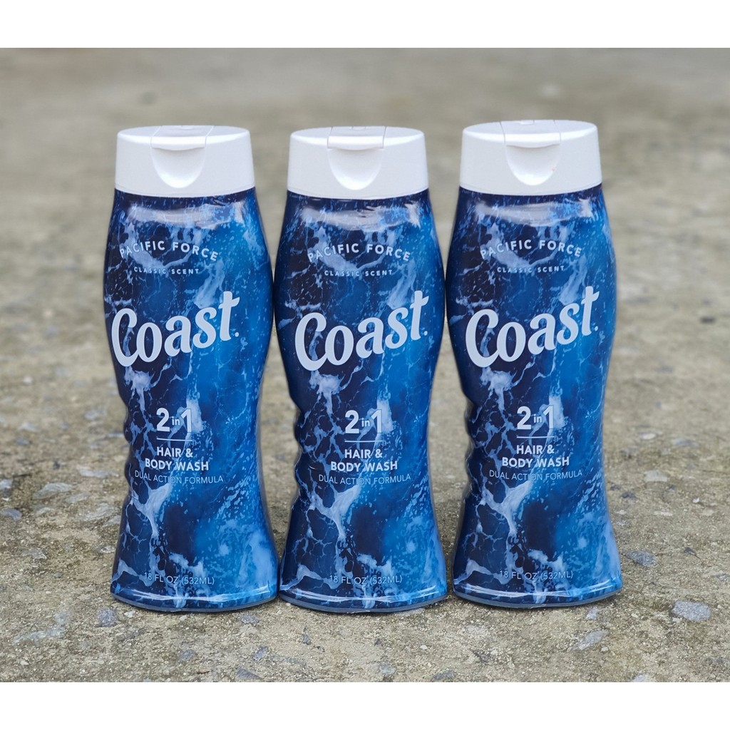 Sữa tắm gội Coast 2In1 Mỹ 532ml