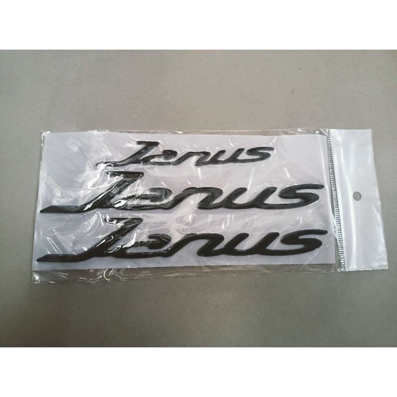 Bộ tem nổi Janus màu đen new hàng nhập Thái Lan