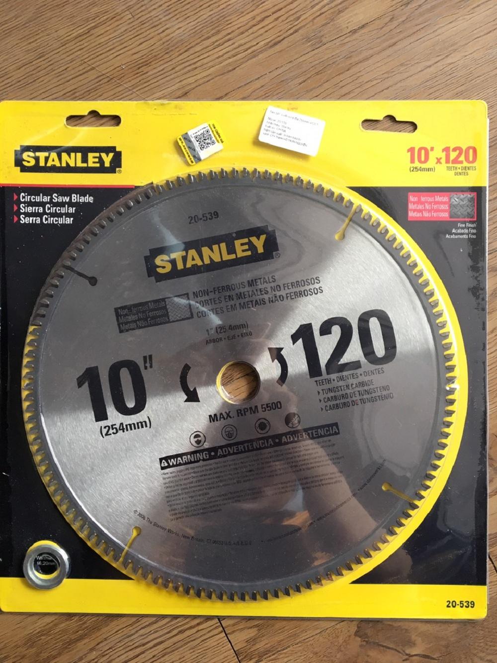 Stanley - 255mm x 120t lưỡi cắt nhôm 20-539