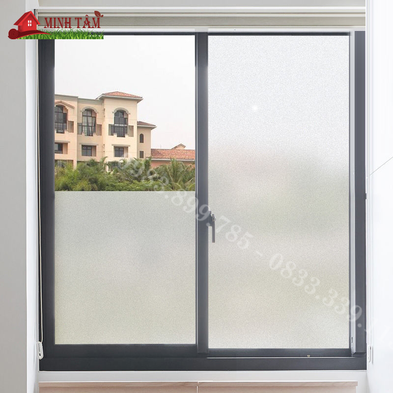 [1,2m x 1m] Decal dán kính cát mờ nhiều mẫu