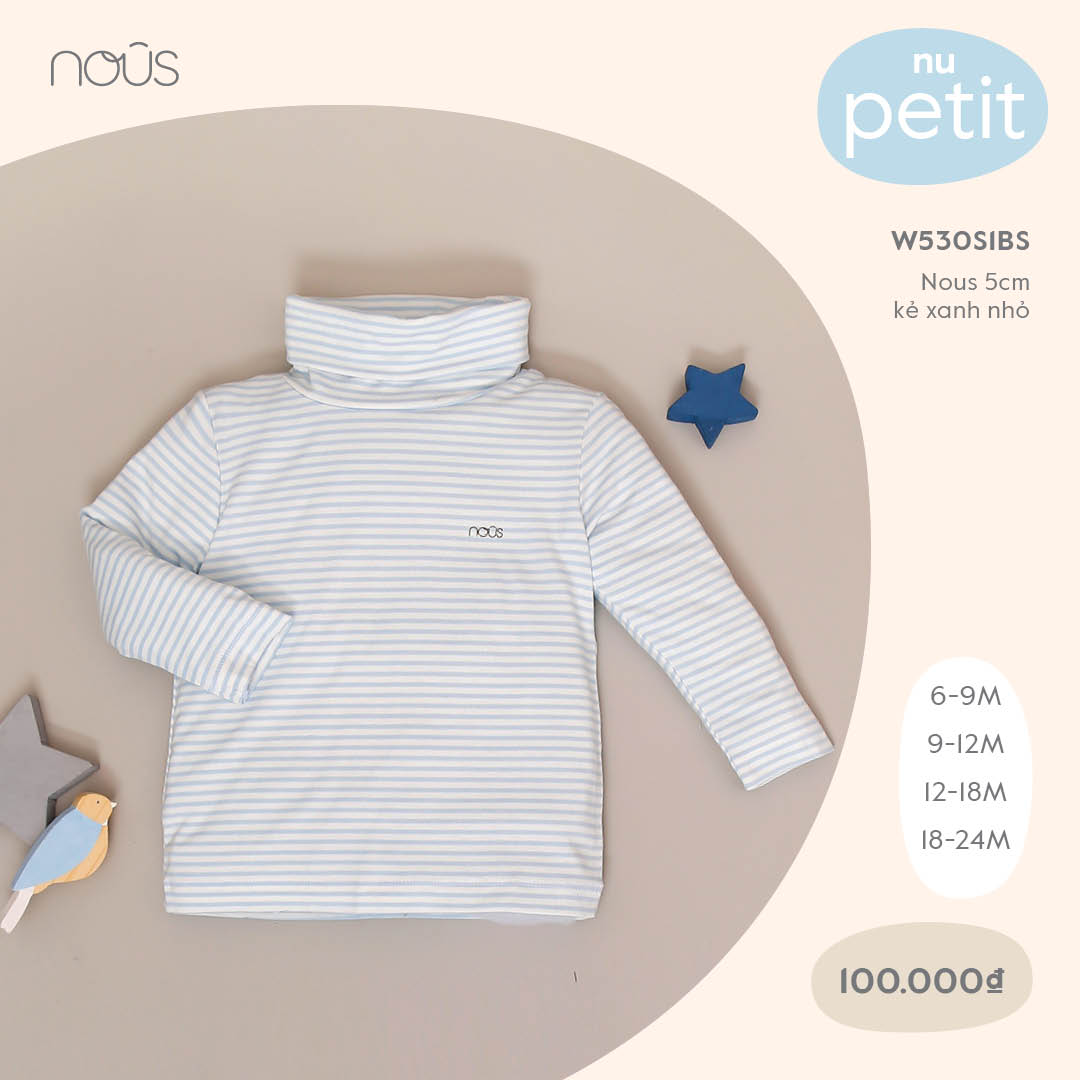 ÁO GIỮ NHIỆT NOUS CỔ 3 PHÂN, 5 PHÂN