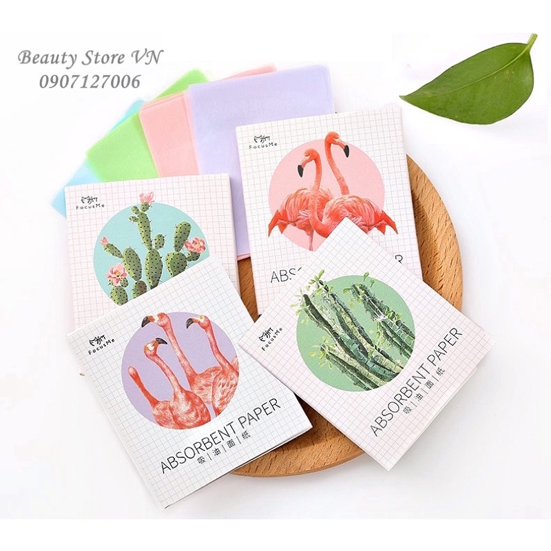 [FREESHIP💋] 50 Tờ Giấy Thấm Hút Dầu Dành Cho Da Mặt