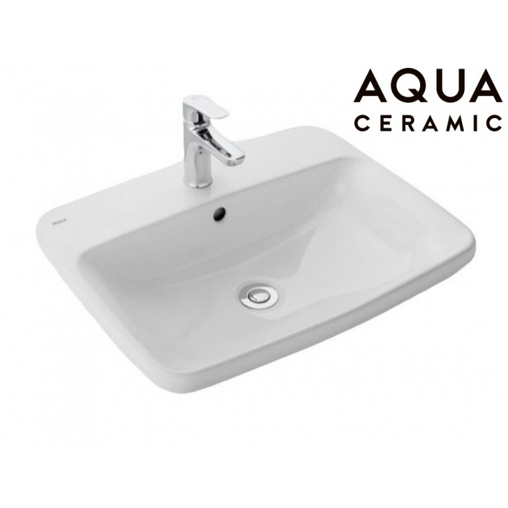 Chậu rửa lavabo inax al-2398v dương vành aquaceramic
