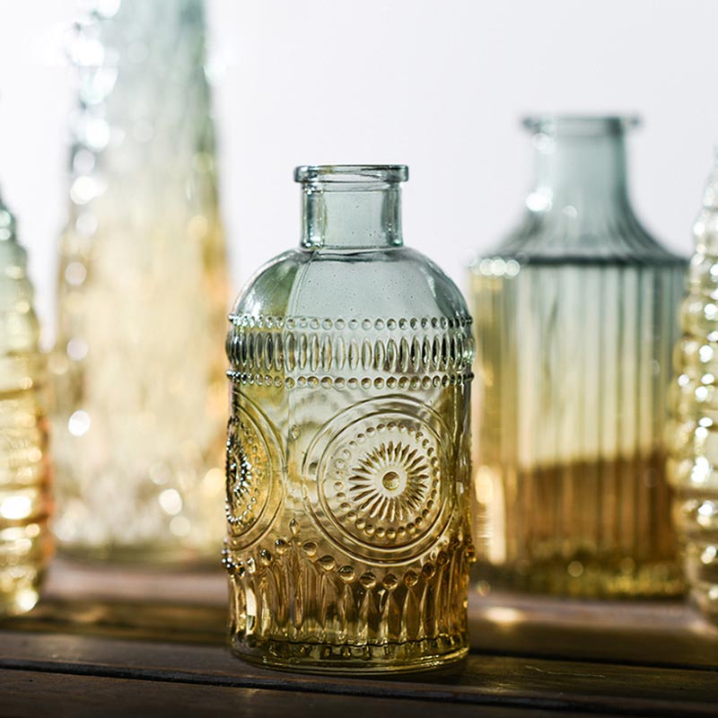 [DECOR] Bình hoa thủy tinh gradient, bình cắm hoa, lọ hoa - BH06