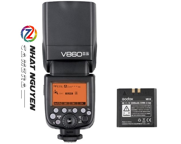 [HCM]Đèn Flash Godox V860II Cho Sony (Kèm pin và sạc) - Flash Sony Godox V860 Sony II
