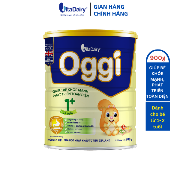 Sữa bột Oggi 1+ 900g - S