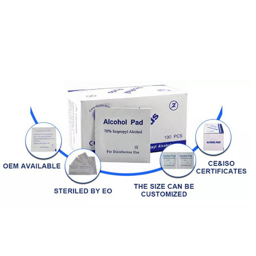 Bông tẩm cồn Alcohol Pads 100 miếng