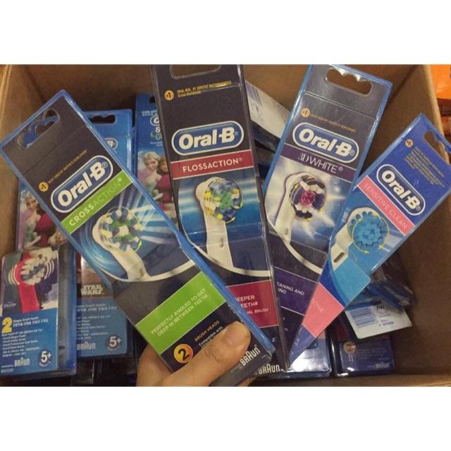 (Auth) Đầu Thay Thế Bàn Chải Điện Oral B Hàng