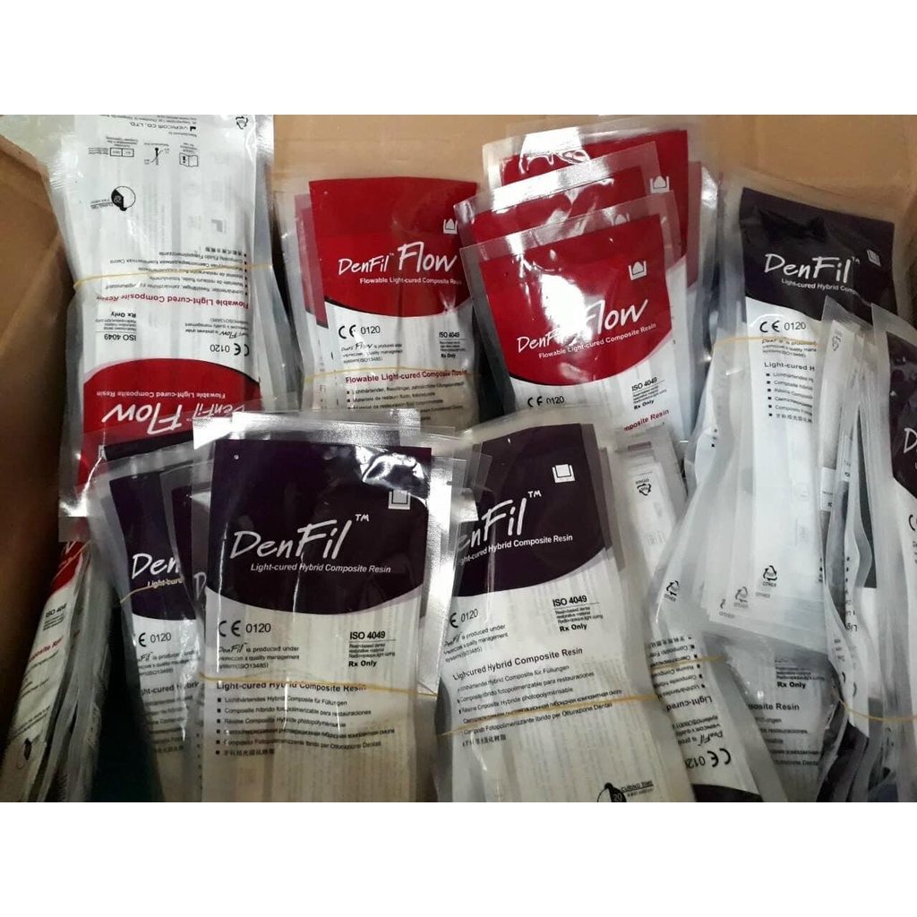 Vật liệu trám răng - Composite Denfil Đặc Tuýt 4g