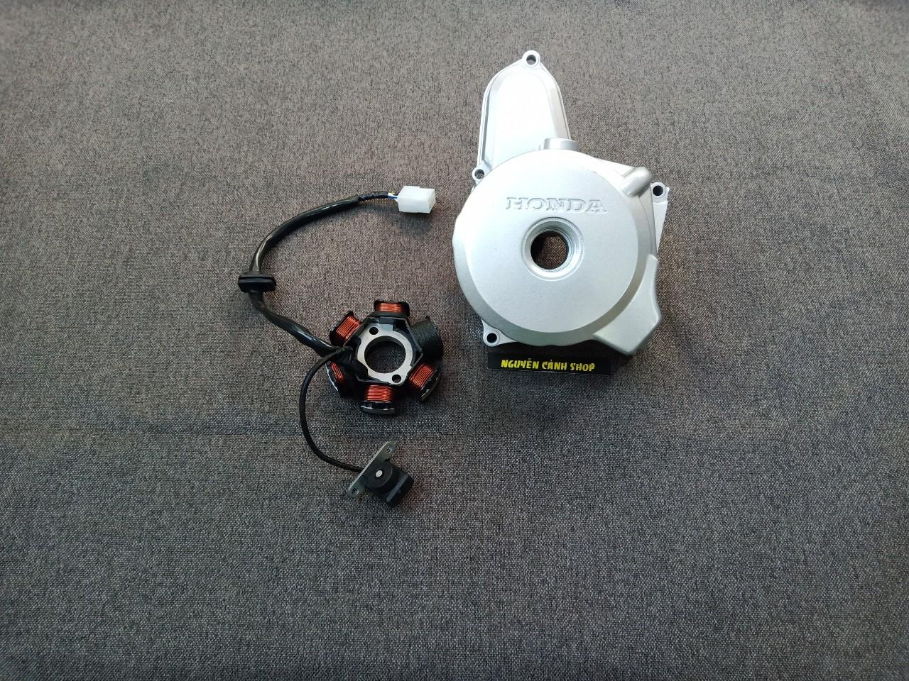 lóc đề xe wave alpha bạc có lửa 6 cục 2 món