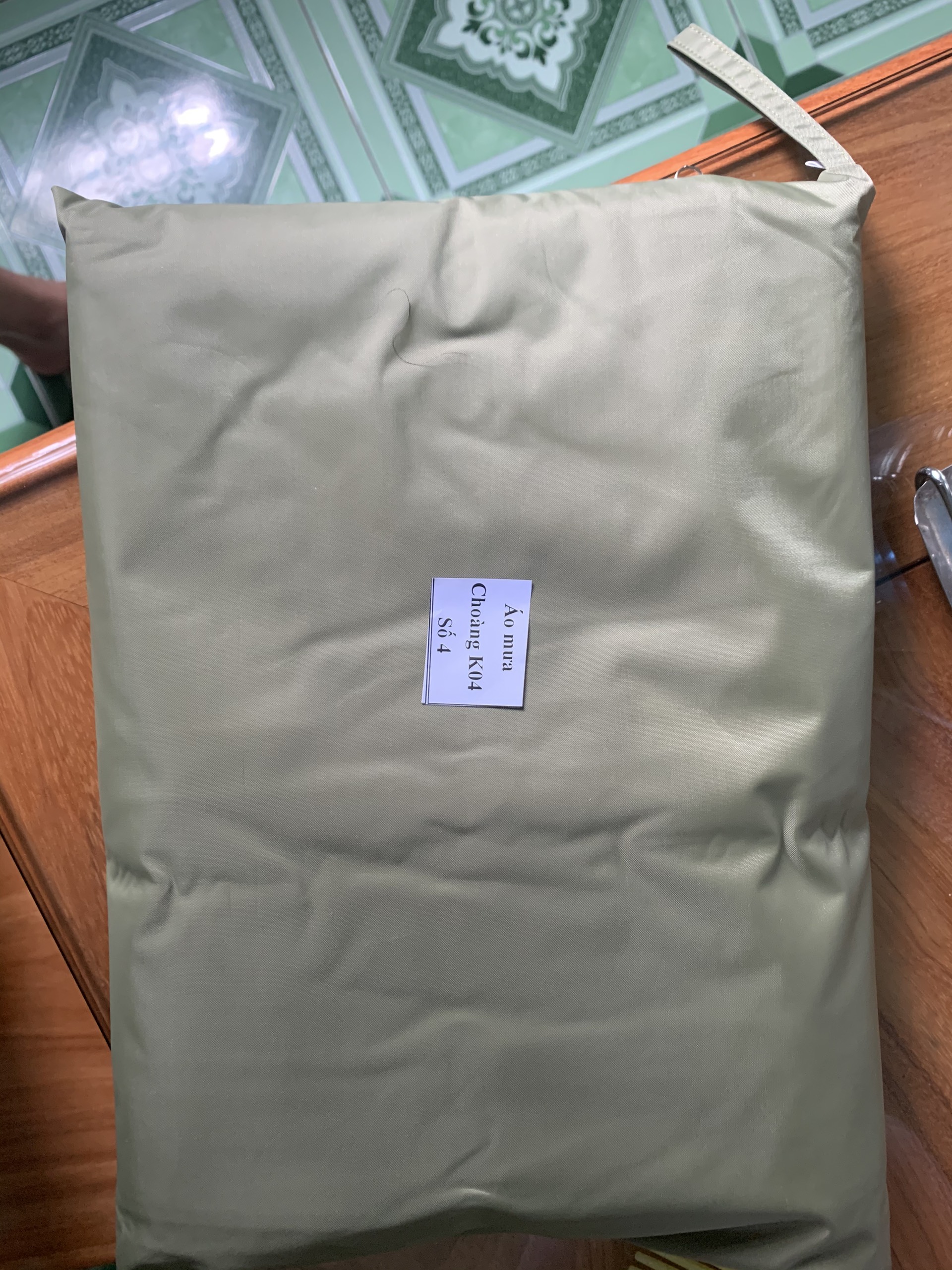 Áo Mưa Bộ Đội K04 ( Cánh Dơi ) Size 4 và 5  Vinylon bền chắc