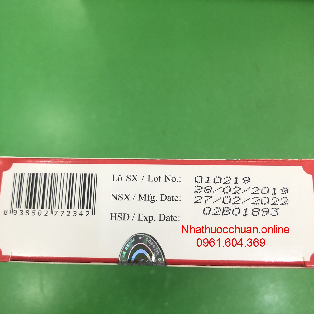 Vương Tâm Thống ( Hộp 3 vỉ * 10 viên)