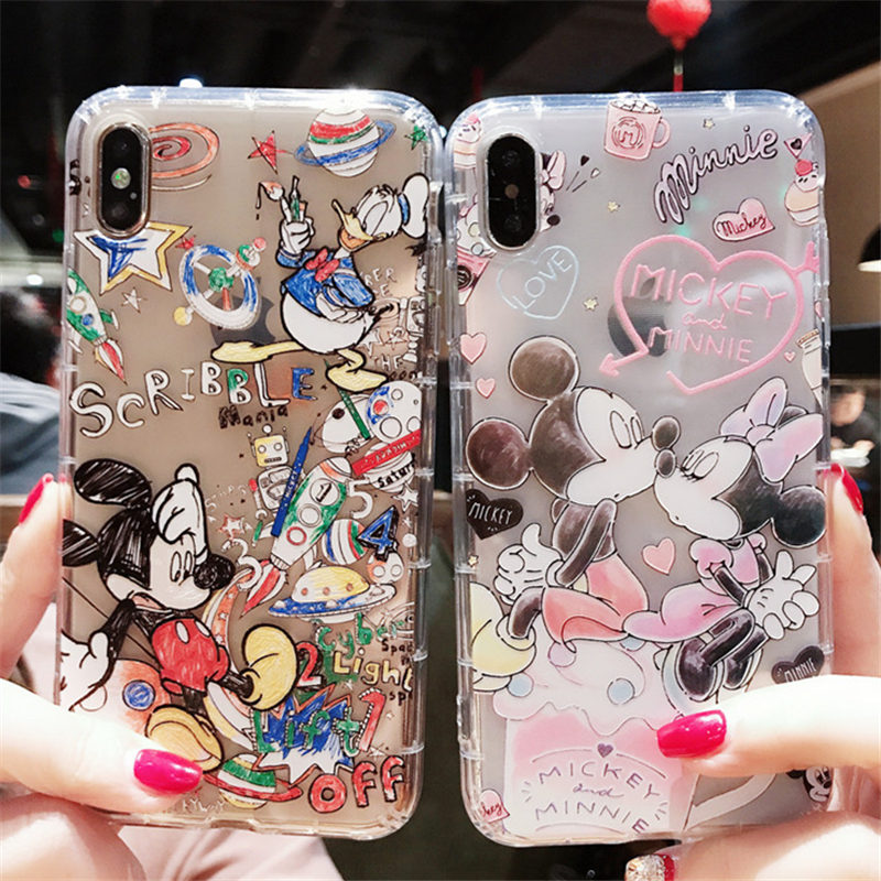 Ốp Lưng Silicon Chống Sốc Mickey