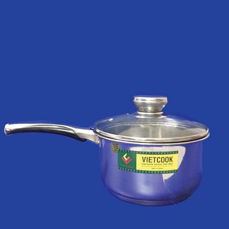 Quánh 3 đáy inox cao cấp  size 14 cm (Quánh quấy bột )