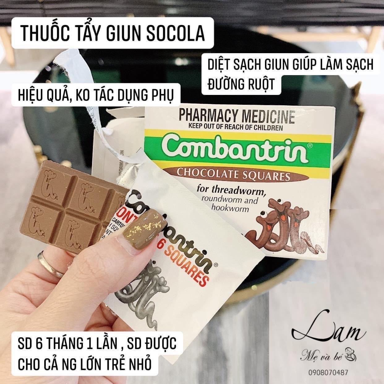 Socola Úc sổ giun siêu ngon