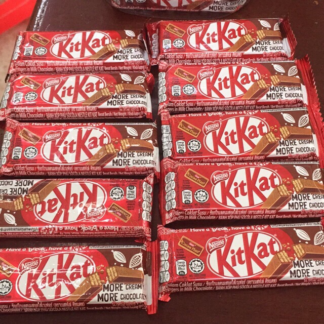 Combo 10 Bánh Kitkat Thanh 2F 17g B F - Cocoa Nestle