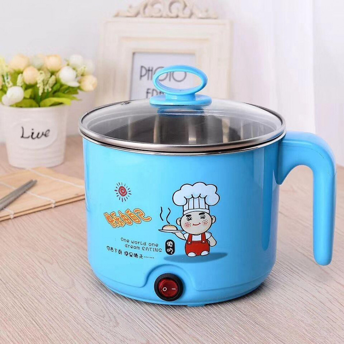 Ca nấu lẩu nấu mì mini (giao màu ngẫu nhiên)
