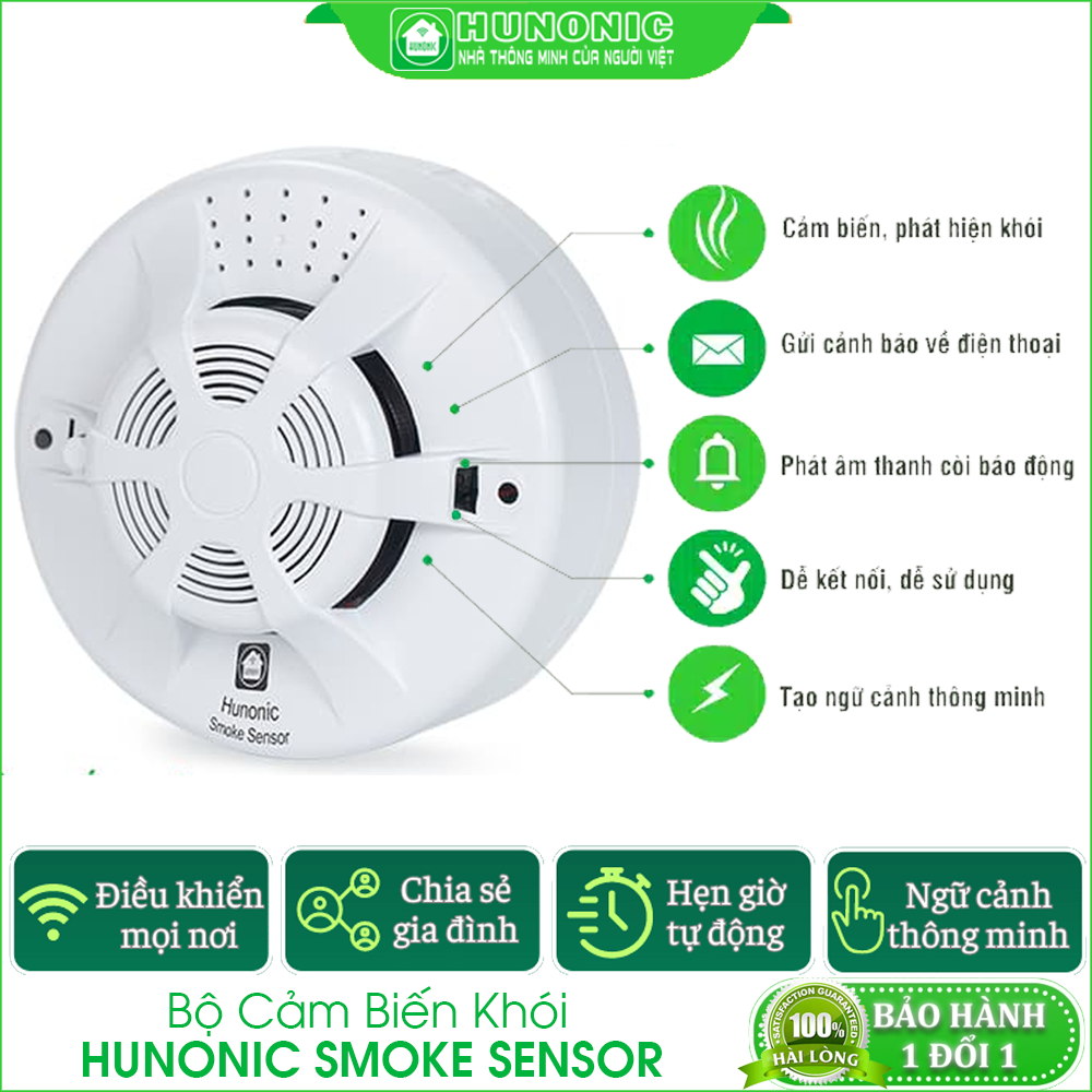 Bộ Cảm Biến Khói Hunonic Smoke Sensor