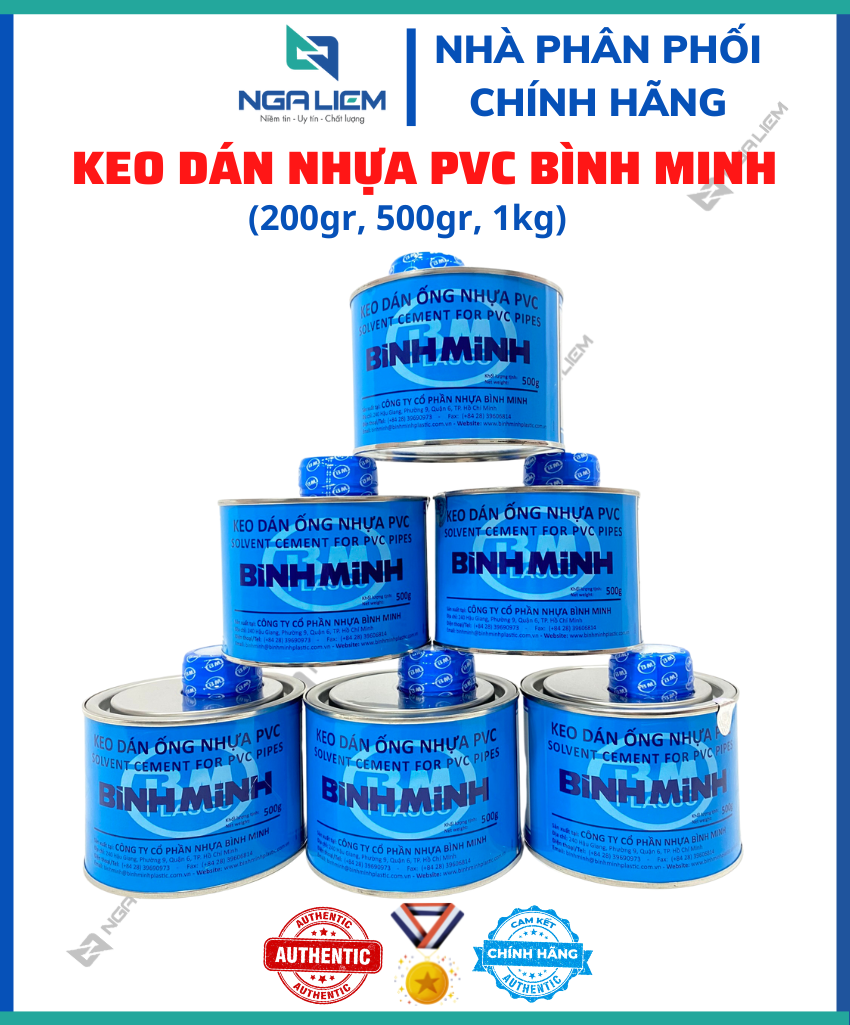 Keo dán ống nhựa pvc bình minh