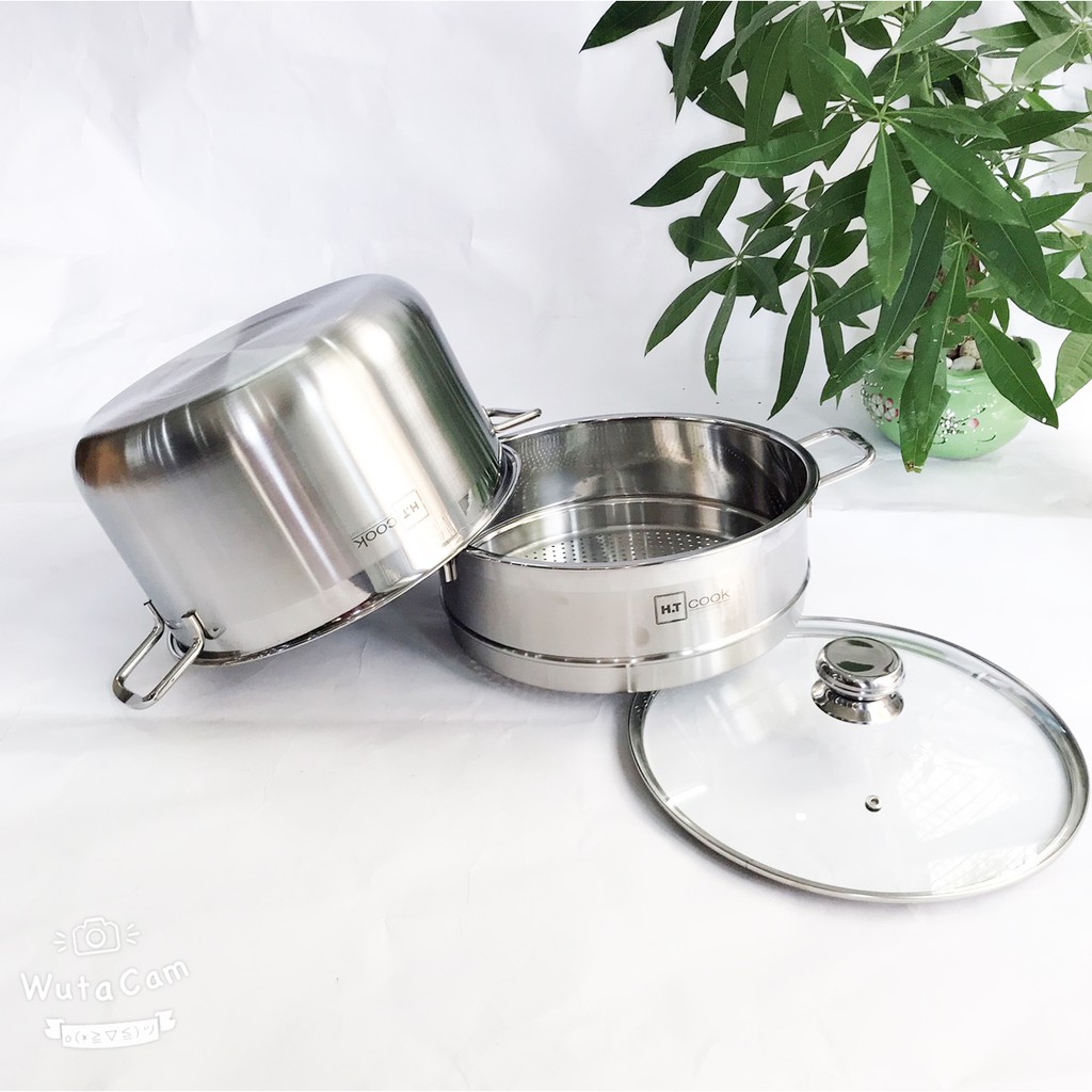 Bộ Nồi Kèm Xửng Hấp HT 30CM