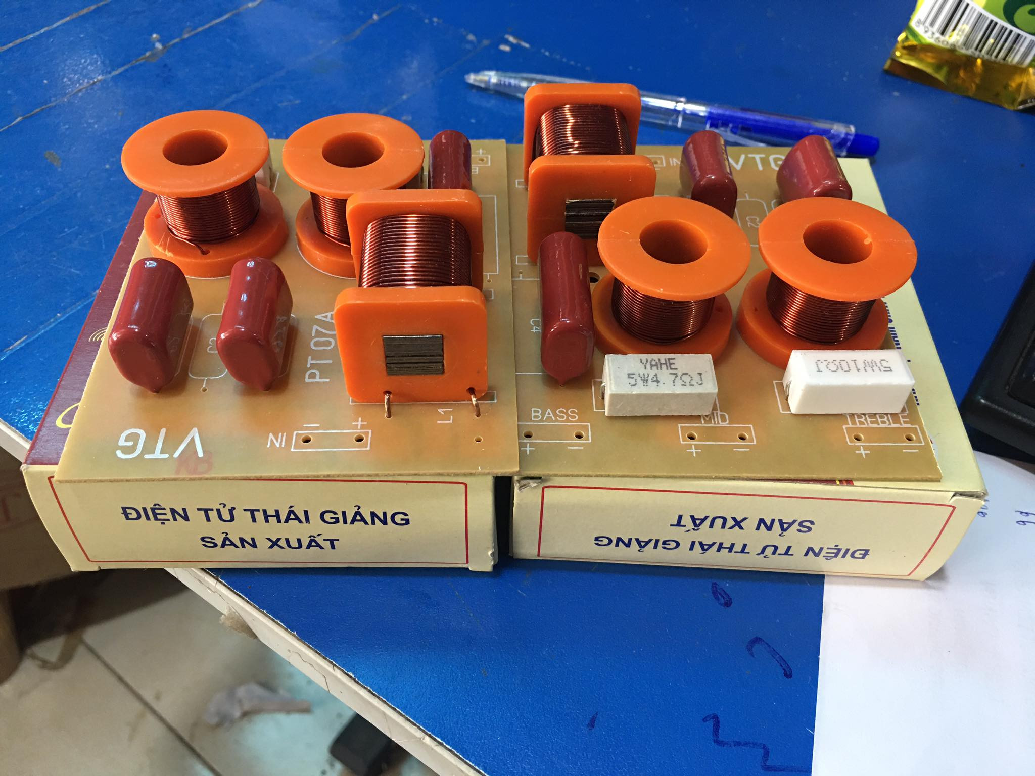 Mạch phân tần 3 đường tiếng nhỏ và vừa 07a công suất : 50w - 300w - giá 1 chiếc - phân tần 3 loa