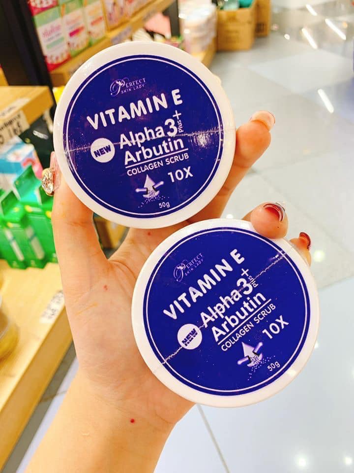 TẨY TẾ BÀO CHẾT VITAMIN E 10X Collagen Scrub