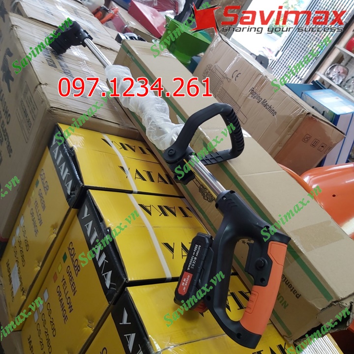 Máy cắt cỏ pin 36v của savimax