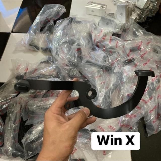 Cần số winner x 2 chiều đen inox titan