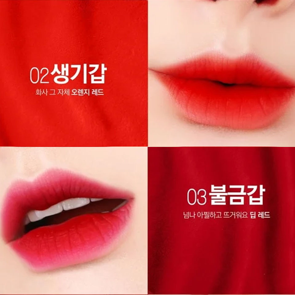 Son kem lì BBIA Last Velvet Lip Tint Version 1