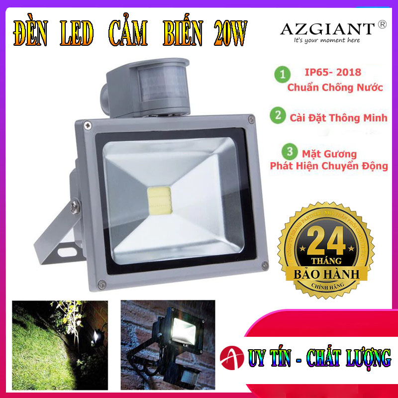 Đèn pha LED 30W.Mua Ngay  Đèn Led Trong Nhà, Đèn Led Cảm Biến Ngoài Trời Flood Light Công Suất 30W Độ Sáng Cao - Chất Liệu Nhôm Chống Thấm Nước, Giảm Giá 50% .