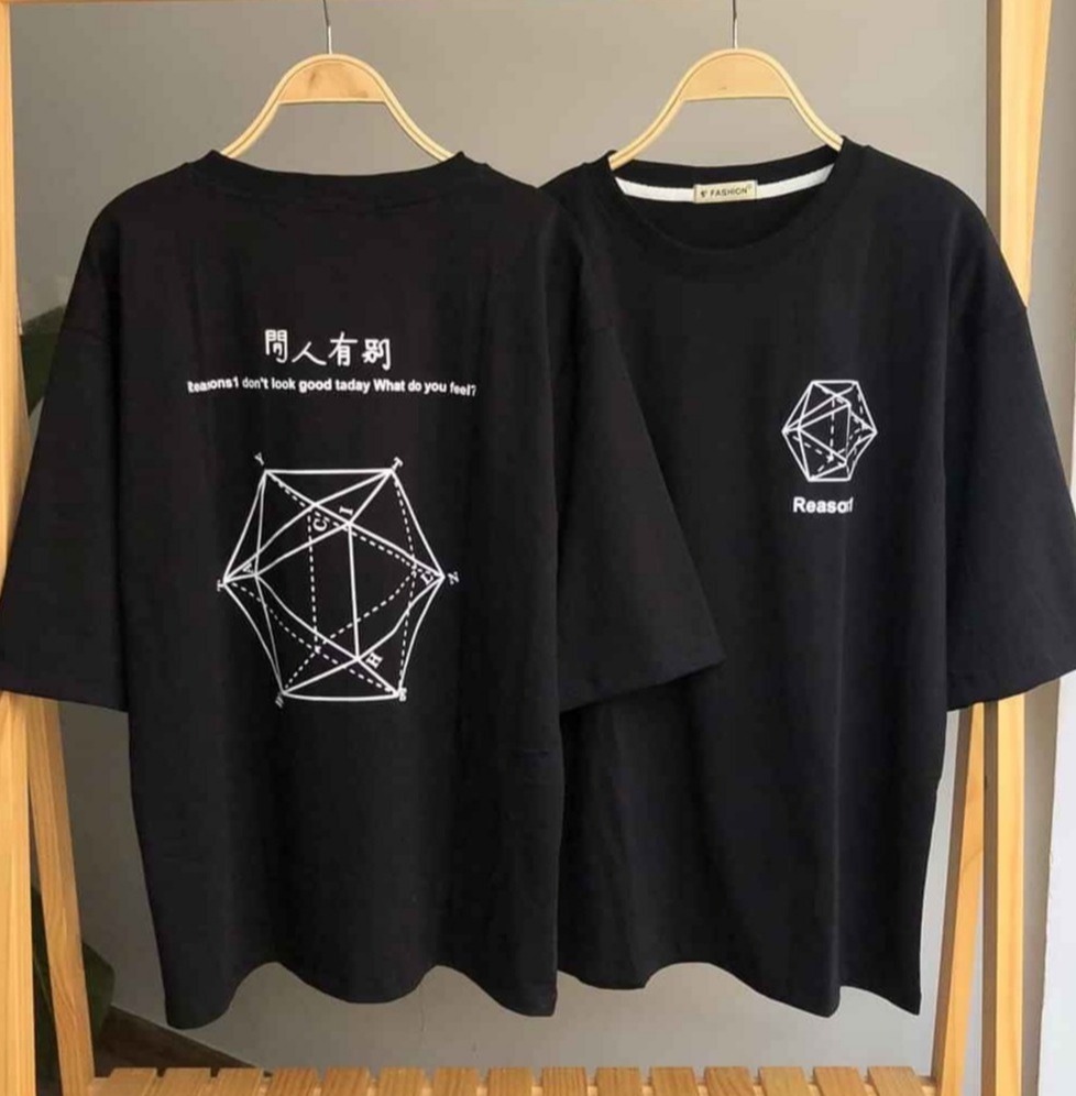 Áo Thun KHỐI HÌNH HỌC HẠI NÃO in 3D From Rộng Nam Nữ hàn Quốc Hót Hòn Họt Siêu Đẹp-BIG SHOP