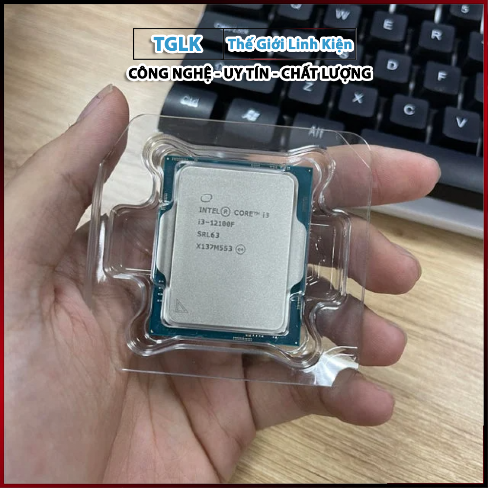 Vi Xử Lý CPU Intel Core i3 12100F (4 Nhân / 8 Luồng) Tray Mới Chính Hãng
